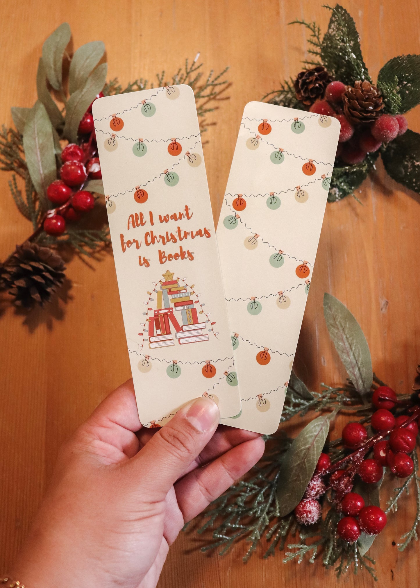 All I want for Christmas is Books Bookmark